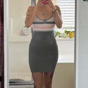 Striped Bodycon Dress